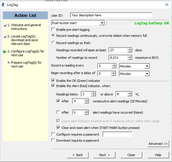 Logtag Configuration